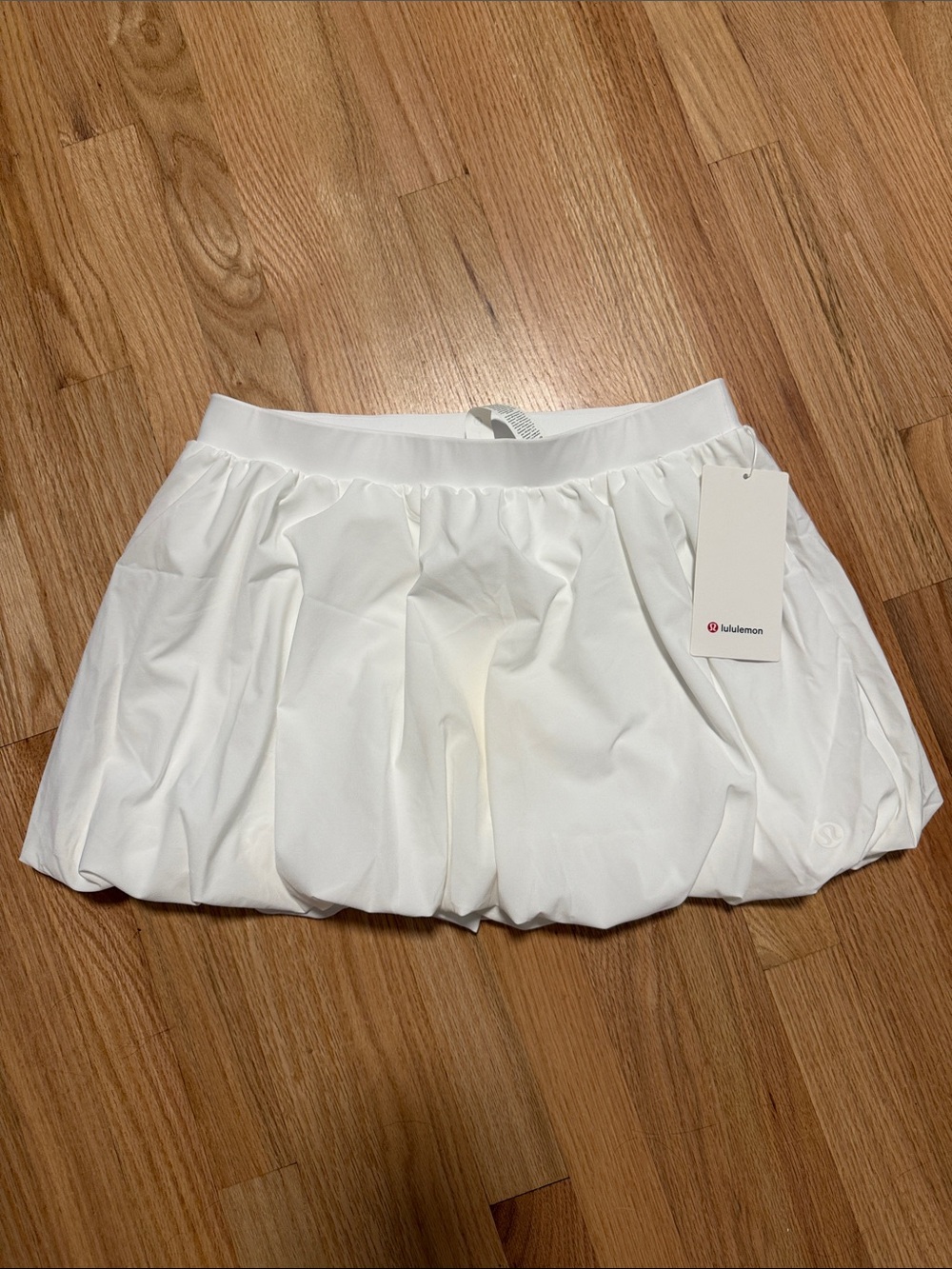 lululemon athletica Women’s White Pleated Bubble Skort